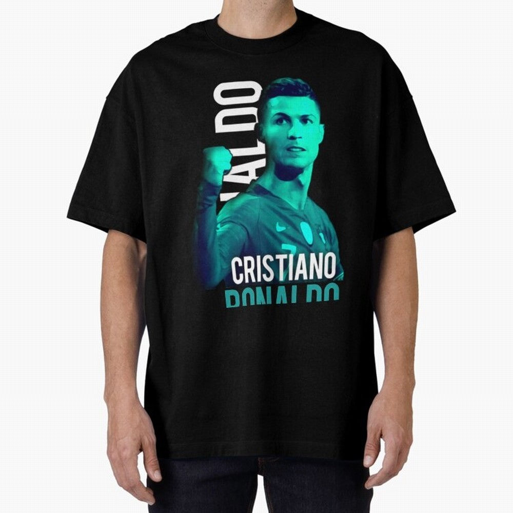 Ronaldo Ronaldo vector Oversized T-Shirt Celebrate Unforgettable Nights in FIFA World Cup 2026 Group Stage Driven by Mbappe and Neymar, England and Germany Energy, Championship Spirit, Famous Goals, Roaring Crowds and International Football Unity;