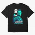 Ronaldo Ronaldo vector Oversized T-Shirt Celebrate Unforgettable Nights in FIFA World Cup 2026 Group Stage Driven by Mbappe and Neymar, England and Germany Energy, Championship Spirit, Famous Goals, Roaring Crowds and International Football Unity;