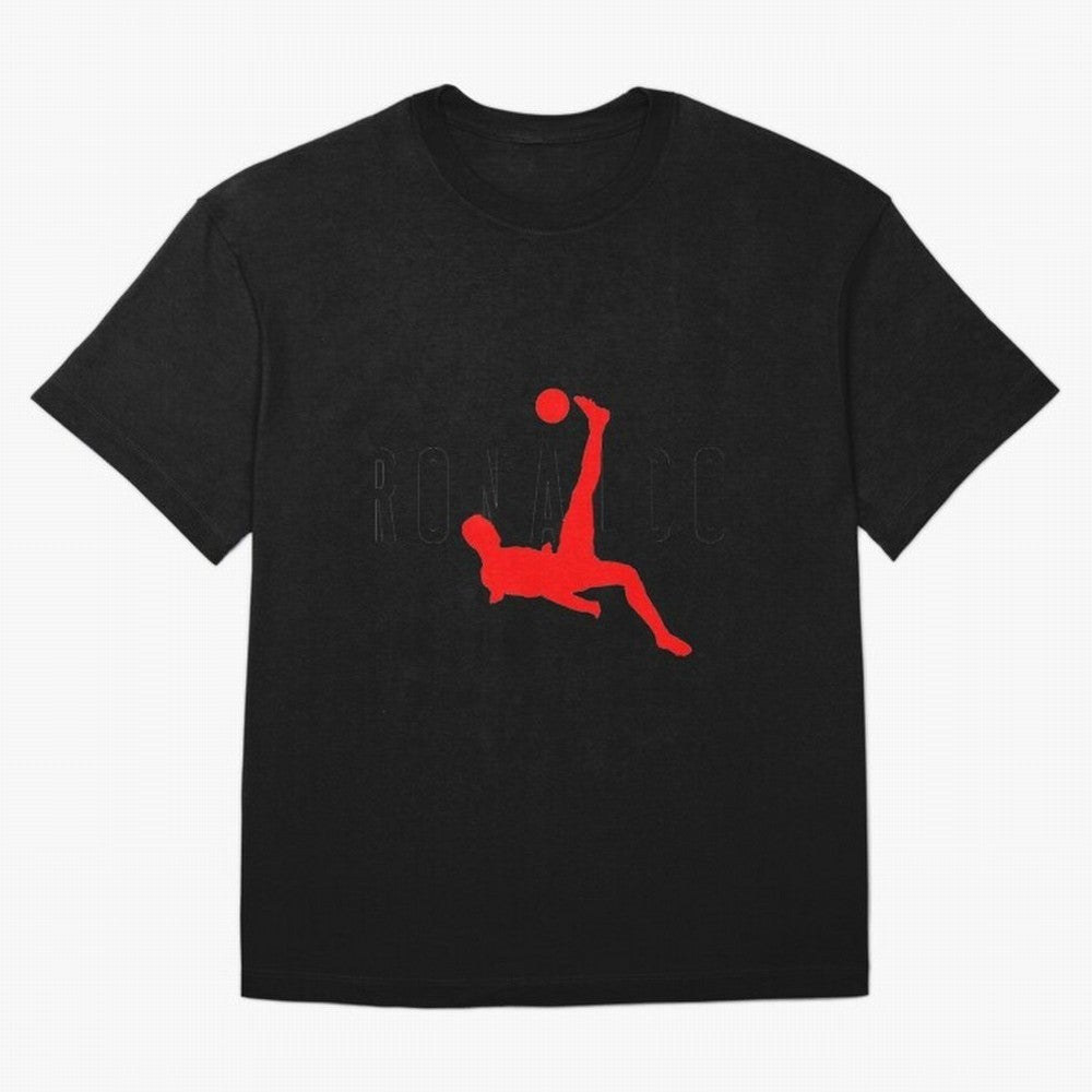 Air Ronaldo Classic T-Shirt Oversized T-Shirt Embrace Match Day Hype around FIFA World Cup 2026, Messi, CR7 and Mbappe, Brazil, Portugal and Argentina, Football Festival Excitement, Trophy Ambitions, Country Rivalries and Star Player Buzz; Perfect