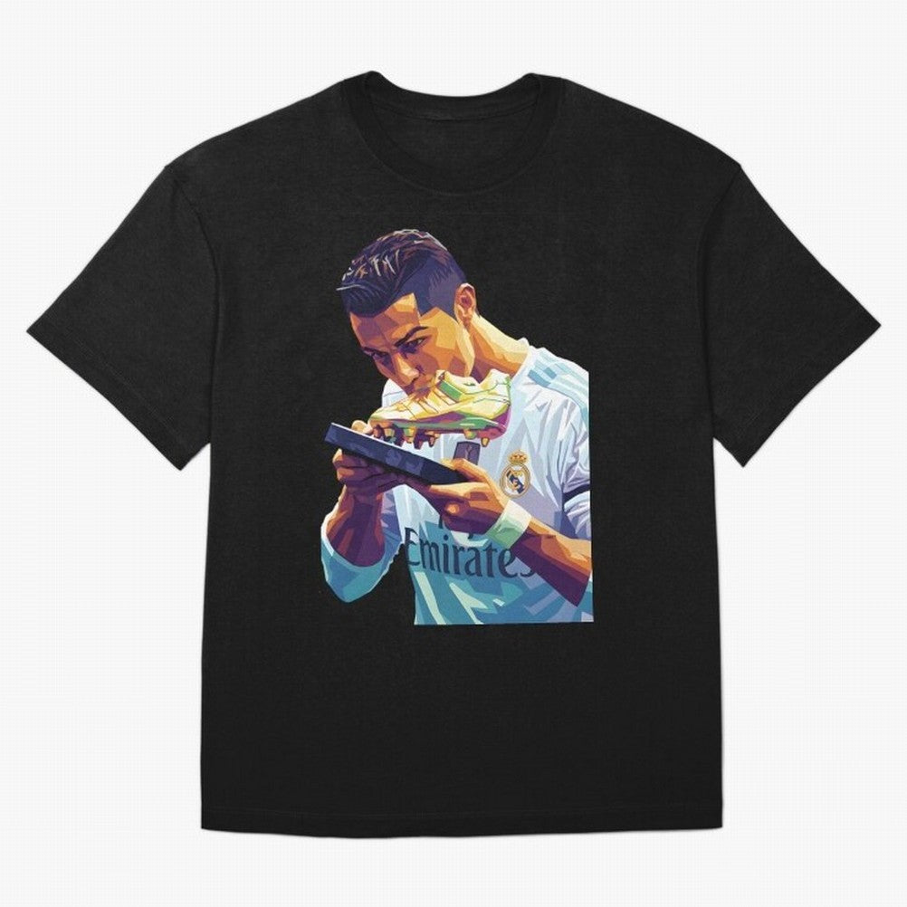 Ronaldo pop art Oversized T-Shirt Turn Every Weekend Toward the FIFA World Cup 2026 Journey through Neymar, Haaland and Cristiano Ronaldo Highlights, France and Portugal Pride, Football History, Final Match Energy, Crowd Noise and Once in a
