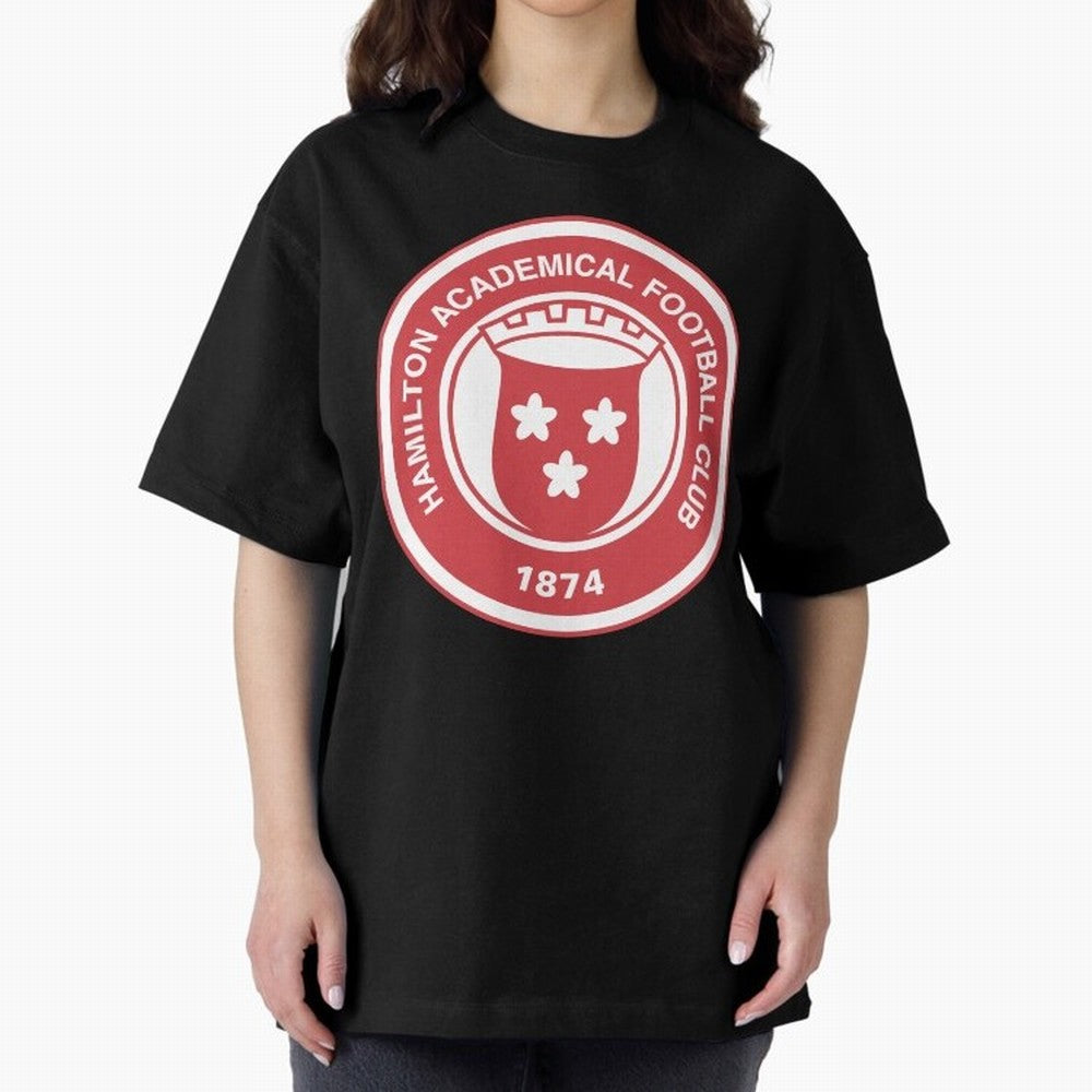 Hamilton Accies Football Club Oversized T-Shirt Bring Stadium Energy to FIFA World Cup 2026 for Fans of Messi, CR7 and Mbappe and England, France and Netherlands, Bringing Goal Celebration Energy, Supporter Heritage, Football Icons and Worldwide