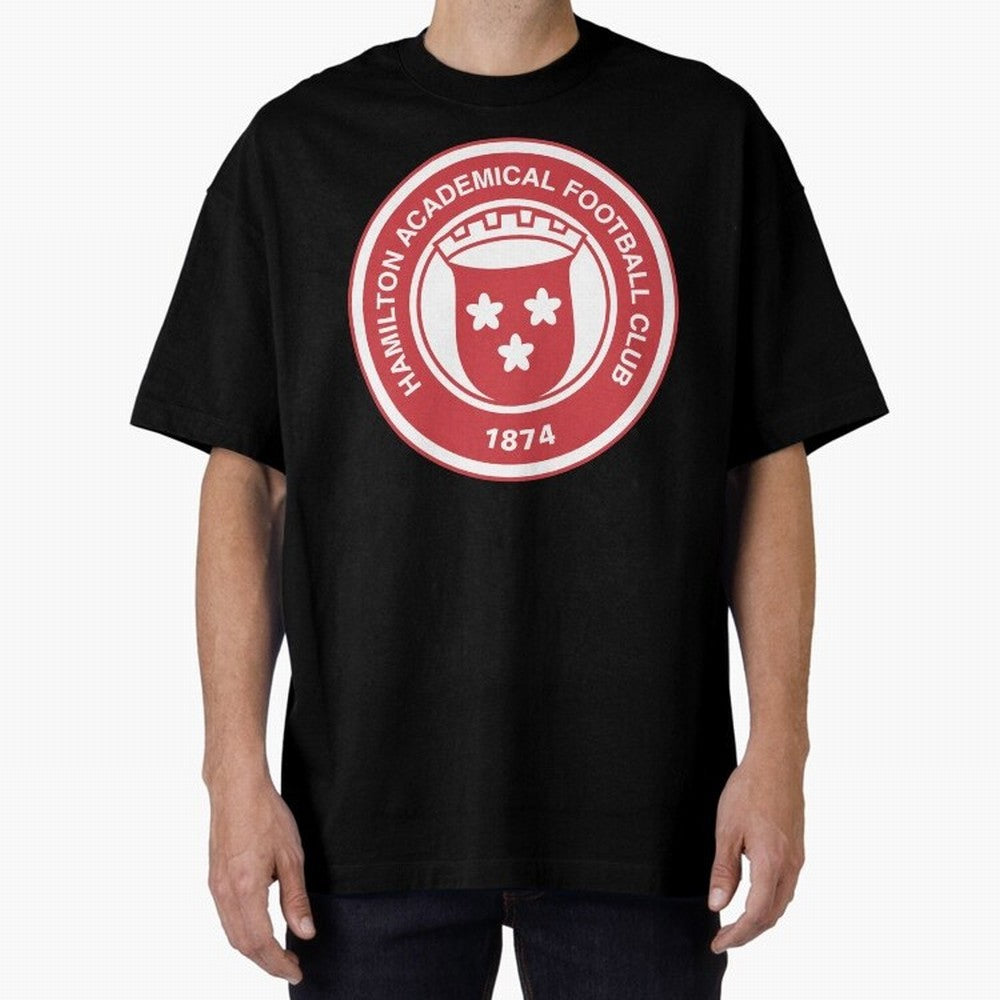 Hamilton Accies Football Club Oversized T-Shirt Bring Stadium Energy to FIFA World Cup 2026 for Fans of Messi, CR7 and Mbappe and England, France and Netherlands, Bringing Goal Celebration Energy, Supporter Heritage, Football Icons and Worldwide