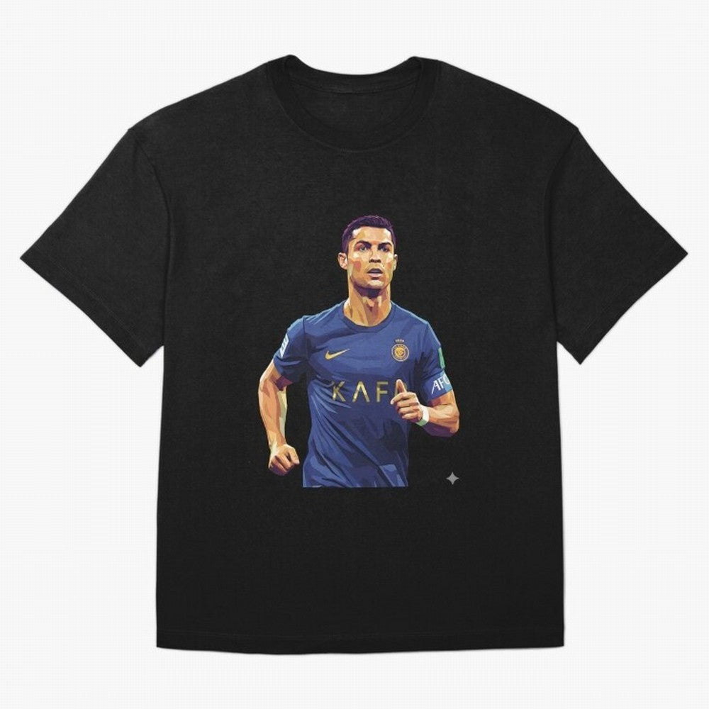 Ronaldo pop art Oversized T-Shirt Embrace FIFA World Cup 2026 Group Stage Spirit, Highlighting France, Cristiano Ronaldo, Worldwide Fan Energy, Dramatic Goals, Stadium Lights and Championship Celebrations; Perfect for Supporters Who Want Bold