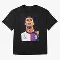 Ronaldo pop art Oversized T-Shirt Remember Match Day Hype around FIFA World Cup 2026, Mbappe and Neymar, France and Portugal, Tournament Hype, Historic Matchups, Family Viewing Parties and Global Sports Pride; Perfect for People Who Love Argentina,