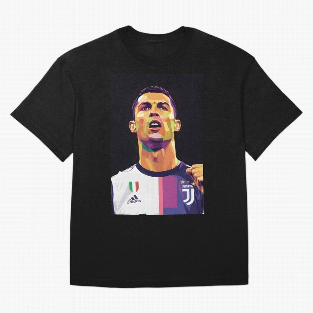 Ronaldo pop art Oversized T-Shirt Remember Match Day Hype around FIFA World Cup 2026, Mbappe and Neymar, France and Portugal, Tournament Hype, Historic Matchups, Family Viewing Parties and Global Sports Pride; Perfect for People Who Love Argentina,
