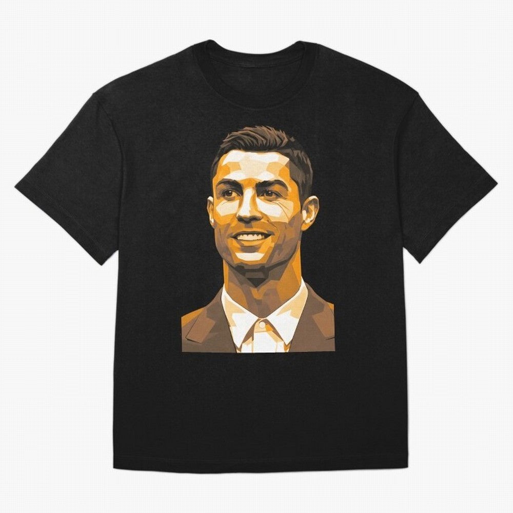 Ronaldo Oversized T-Shirt Carry National Pride through FIFA World Cup 2026 USA Canada Mexico Centered on Messi, CR7 and Mbappe, Portugal Energy, Global Supporter Spirit, Legendary Goals, National Colors and Tournament Celebration; Ideal for Fans