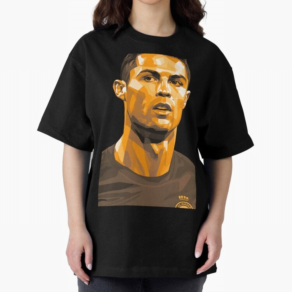 Ronaldo Oversized T-Shirt Support Your Favorite Stars during the FIFA World Cup 2026 Group Stage Journey through CR7 Highlights, France and Portugal Pride, Championship Spirit, Famous Goals, Roaring Crowds and International Football Unity; Great