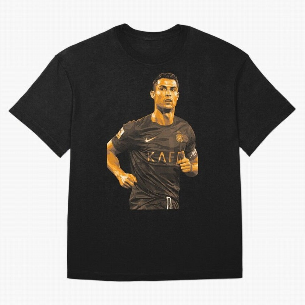 Ronaldo Oversized T-Shirt Celebrate FIFA World Cup 2026 Spirit, Connected to England, France and Netherlands, Neymar, Global Supporter Spirit, Legendary Goals, National Colors and Tournament Celebration; Great for Watch Parties, Sports Bars, Family