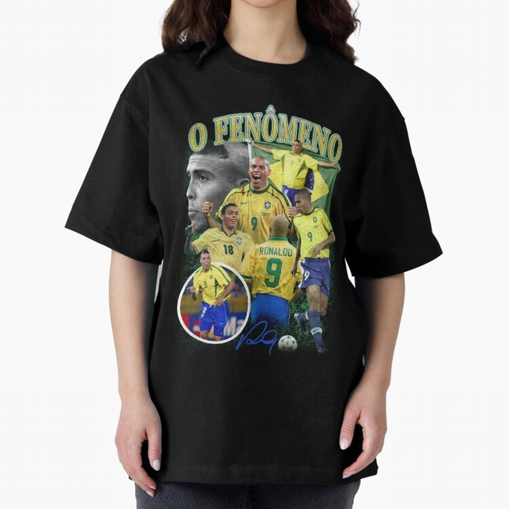 O Fenomeno Ronaldo Oversized T-Shirt Make Your Look Match Global Football Passion for FIFA World Cup 2026 Group Stage, Built around Messi, England, France and Netherlands, Soccer Culture, Superstar Moments, National Team Dreams and Competitive