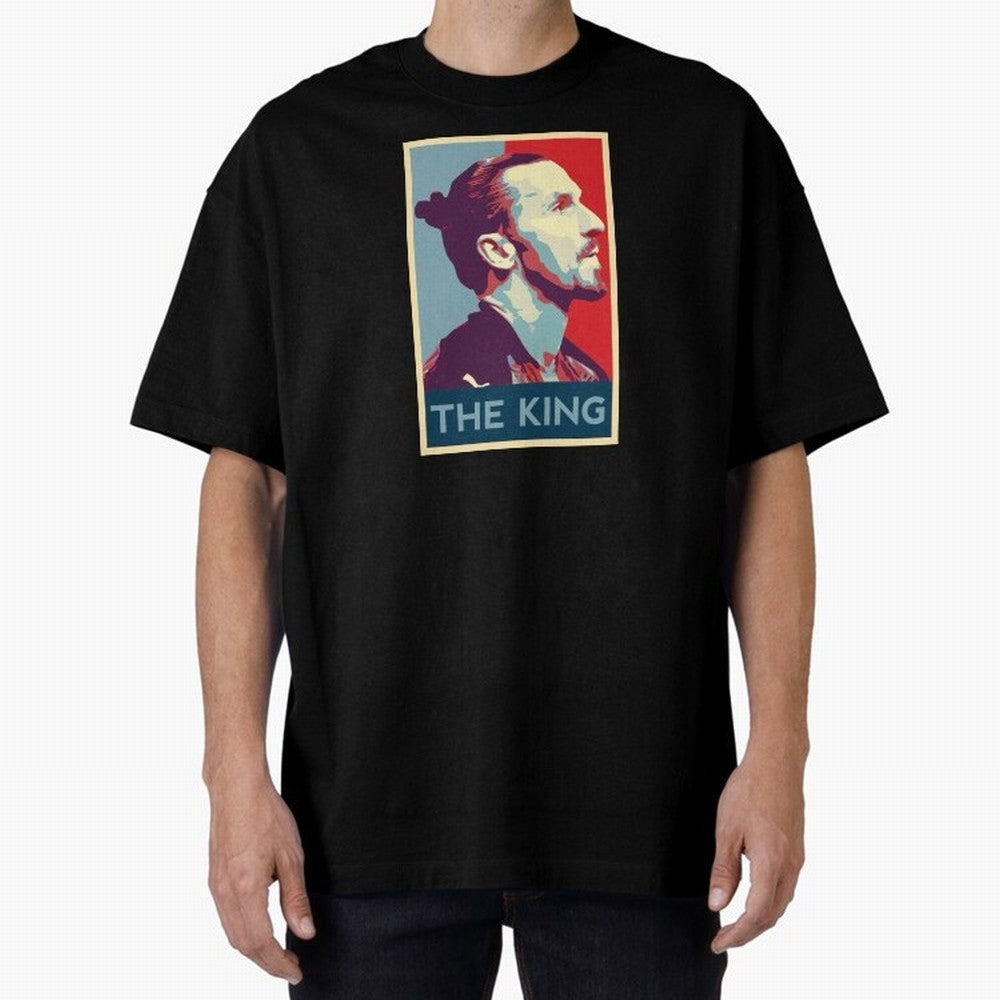 Ibrahimovic Hope Poster Oversized T-Shirt Turn Up for FIFA World Cup 2026 Filled with CR7 and Messi, England, France and Netherlands Energy, Classic Soccer Heritage, Championship Pressure, Fan Loyalty and International Pride; Perfect for Supporters