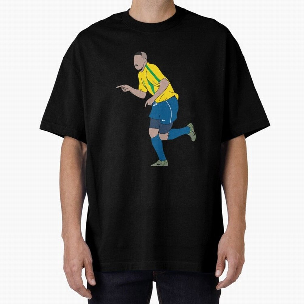 Ronaldo R9 Brazil (2002 WC) Oversized T-Shirt Celebrate National Team Dreams in FIFA World Cup 2026 Made for Messi and Cristiano Ronaldo, Brazil, Portugal and Argentina Energy, Fan Favorite Moments, National Team Passion, Big Match Drama and Soccer