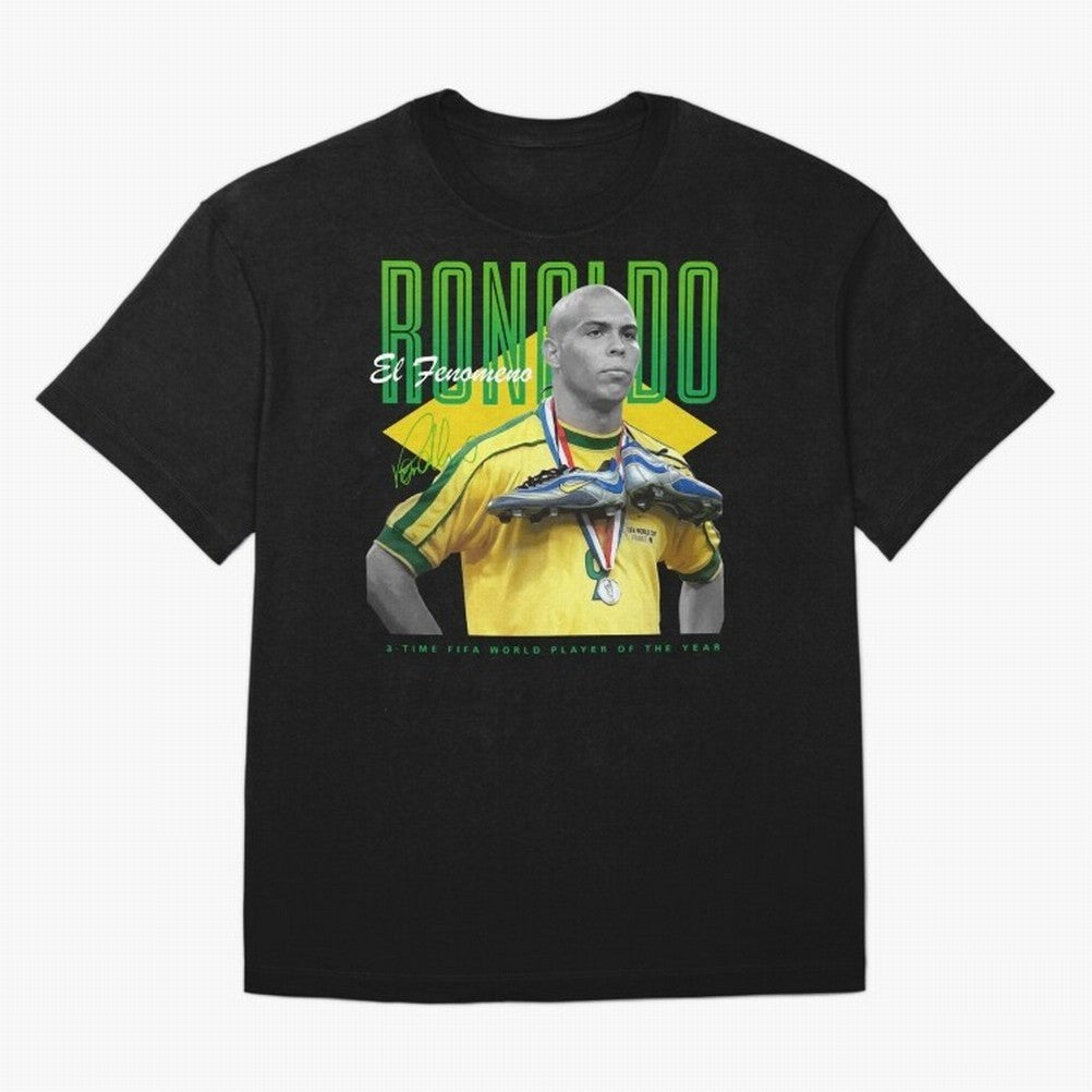 Ronaldo 3 Time Fifa World Player Of The Year Oversized T-Shirt Carry the Dream of Match Day Hype around FIFA World Cup 2026 Group Stage, Haaland, Brazil, Champion Mindset, Group Stage Buzz, Knockout Tension and Passionate Fan Culture; Great for