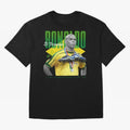 Ronaldo 3 Time Fifa World Player Of The Year Oversized T-Shirt Carry the Dream of Match Day Hype around FIFA World Cup 2026 Group Stage, Haaland, Brazil, Champion Mindset, Group Stage Buzz, Knockout Tension and Passionate Fan Culture; Great for