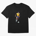 Legends of The Beautiful Game Cartoon Collection Legends Socrates Cartoon Artwork9 Oversized T-Shirt Celebrate Fan Culture around the FIFA World Cup 2026 Journey through Neymar, Haaland and Cristiano Ronaldo Highlights, Portugal, Spain and Germany