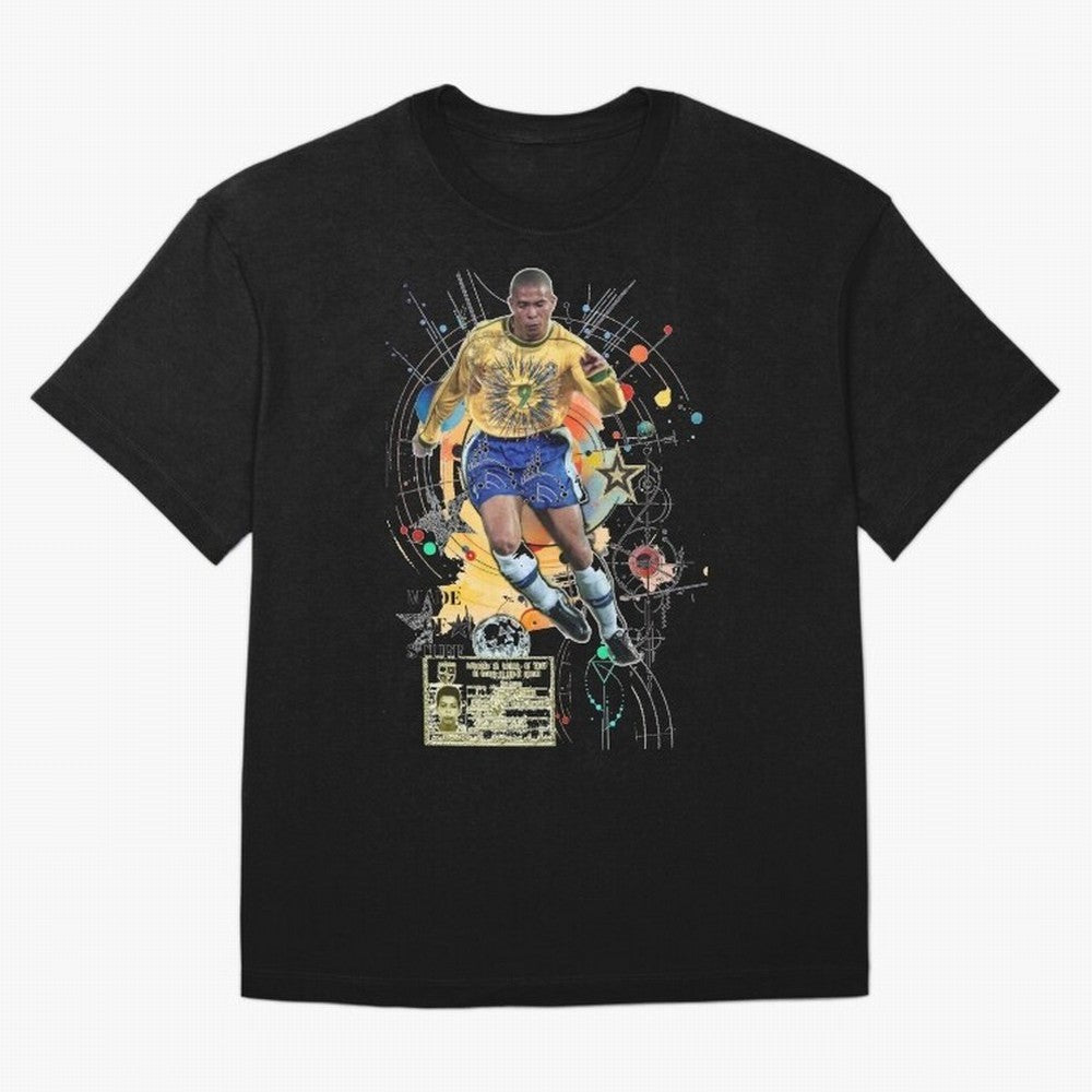 Ronaldo Nazario Football Playmaker Oversized T-Shirt Capture Stadium Memories from FIFA World Cup 2026 USA Canada Mexico Spirit, with Portugal, Spain and Germany, CR7 and Messi, Sports Nostalgia, International Competition, Famous Players and