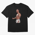 Ronaldo Last Minute Goal Celebration United 7 Oversized T-Shirt Join the Global Buzz around FIFA World Cup 2026 USA Canada Mexico Spirit, Connected to Argentina, Cristiano Ronaldo, Haaland and CR7, Championship Spirit, Famous Goals, Roaring Crowds