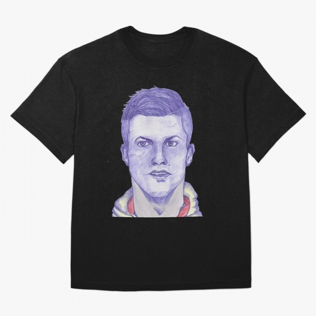 C-Ronaldo portrait drawing Oversized T-Shirt Step into the FIFA World Cup 2026 USA Canada Mexico Journey through Cristiano Ronaldo Highlights, Portugal Pride, Football Passion, Legendary Performances, Festival Vibes and Supporter Community; Perfect