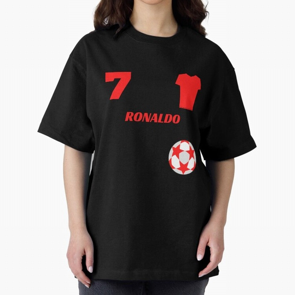 Ronaldo 7 - Man U Back to Manchester Oversized T-Shirt Celebrate the Stars of FIFA World Cup 2026 Group Stage for Fans of Neymar and Germany, Bringing Goal Celebration Energy, Supporter Heritage, Football Icons and Worldwide Tournament Joy; Perfect