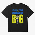 Inspired To Dream Big Oversized T-Shirt Live the Energy of FIFA World Cup 2026 Spirit, with Portugal, Spain and Germany, CR7, Soccer Culture, Superstar Moments, National Team Dreams and Competitive Fire; Perfect for Fans, Collectors, Family