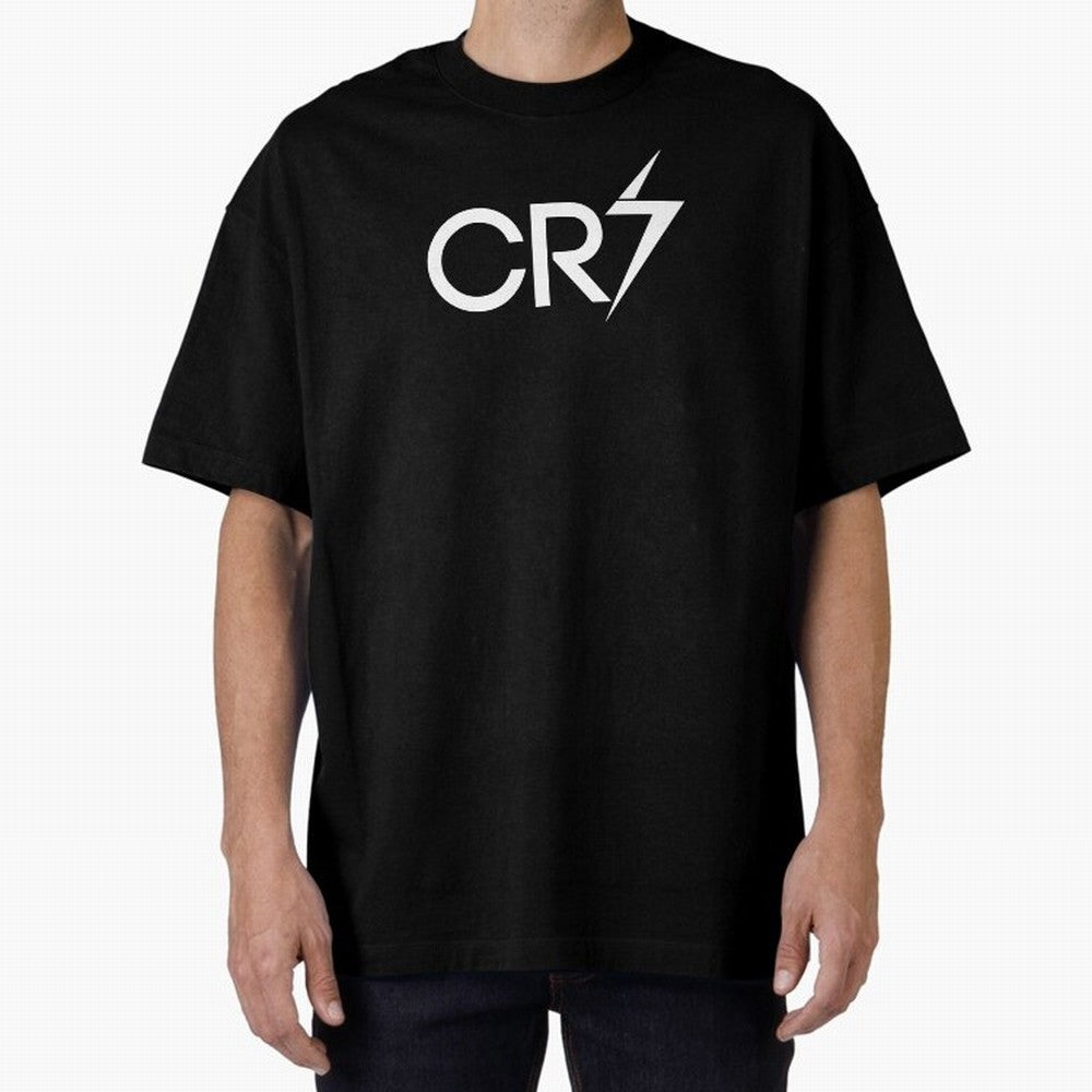 CR7 Ronaldo Oversized T-Shirt Enjoy Match Day Hype around FIFA World Cup 2026 USA Canada Mexico, Mbappe and Neymar, Spain, Vintage Soccer Flavor, Modern Football Stars, National Flags and Final Night Emotion; Great for Supporters Who Love Legendary