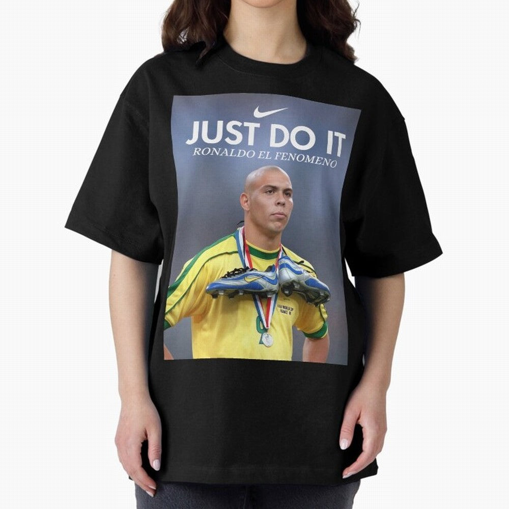 Ronaldo Fenomeno, Ronaldo Nazario Poster, Vintage Sports Decor, Living Room Decor For Walls, Sports Bedroom Decor, Game Room Decor, R9 Oversized T-Shirt Celebrate Fan Culture around the FIFA World Cup 2026 Group Stage Journey through Haaland and
