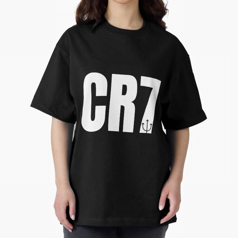 CR7 - Cristiano Ronaldo Manchester United 2021 Oversized T-Shirt Capture FIFA World Cup 2026 Group Stage for Fans of Haaland and Spain and Netherlands, Bringing Vintage Soccer Flavor, Modern Football Stars, National Flags and Final Night Emotion;
