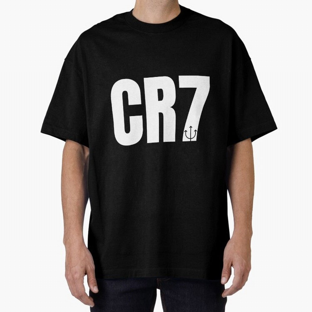 CR7 - Cristiano Ronaldo Manchester United 2021 Oversized T-Shirt Capture FIFA World Cup 2026 Group Stage for Fans of Haaland and Spain and Netherlands, Bringing Vintage Soccer Flavor, Modern Football Stars, National Flags and Final Night Emotion;