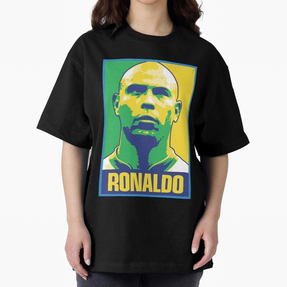Ronaldo - BRAZIL Oversized T-Shirt Make the Season About FIFA World Cup 2026 USA Canada Mexico Capturing CR7, France Energy, Football Festival Excitement, Trophy Ambitions, Country Rivalries and Star Player Buzz; Great for Supporters Who Love