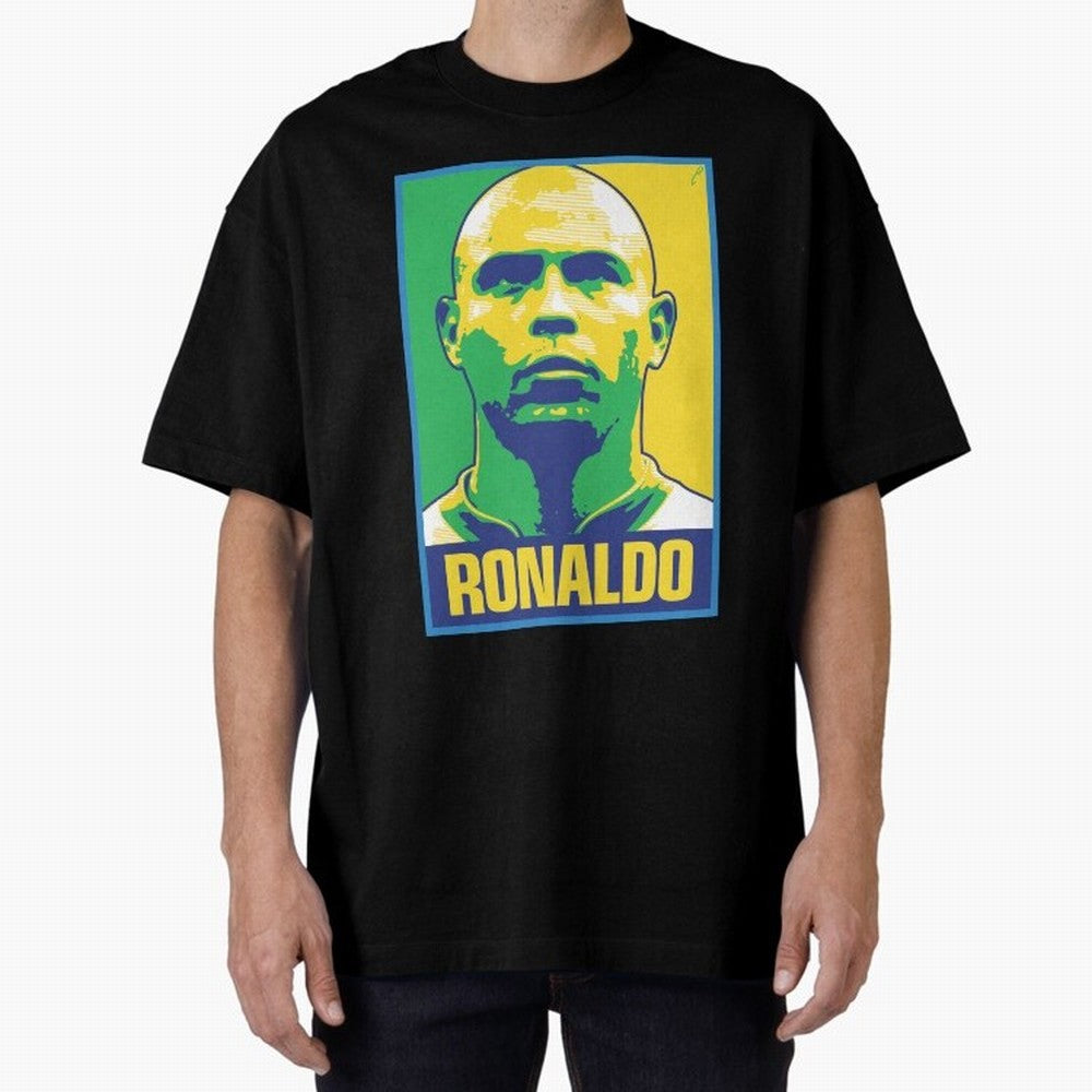 Ronaldo - BRAZIL Oversized T-Shirt Make the Season About FIFA World Cup 2026 USA Canada Mexico Capturing CR7, France Energy, Football Festival Excitement, Trophy Ambitions, Country Rivalries and Star Player Buzz; Great for Supporters Who Love