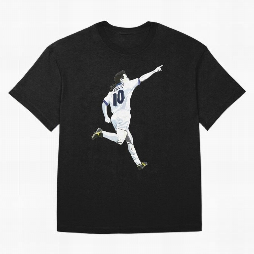 Roberto Baggio - Italy | Mbappe gift Oversized T-Shirt Remember Iconic Moments from the FIFA World Cup 2026 Group Stage Journey through Cristiano Ronaldo, Haaland and CR7 Highlights, Brazil Pride, Classic Soccer Heritage, Championship Pressure, Fan