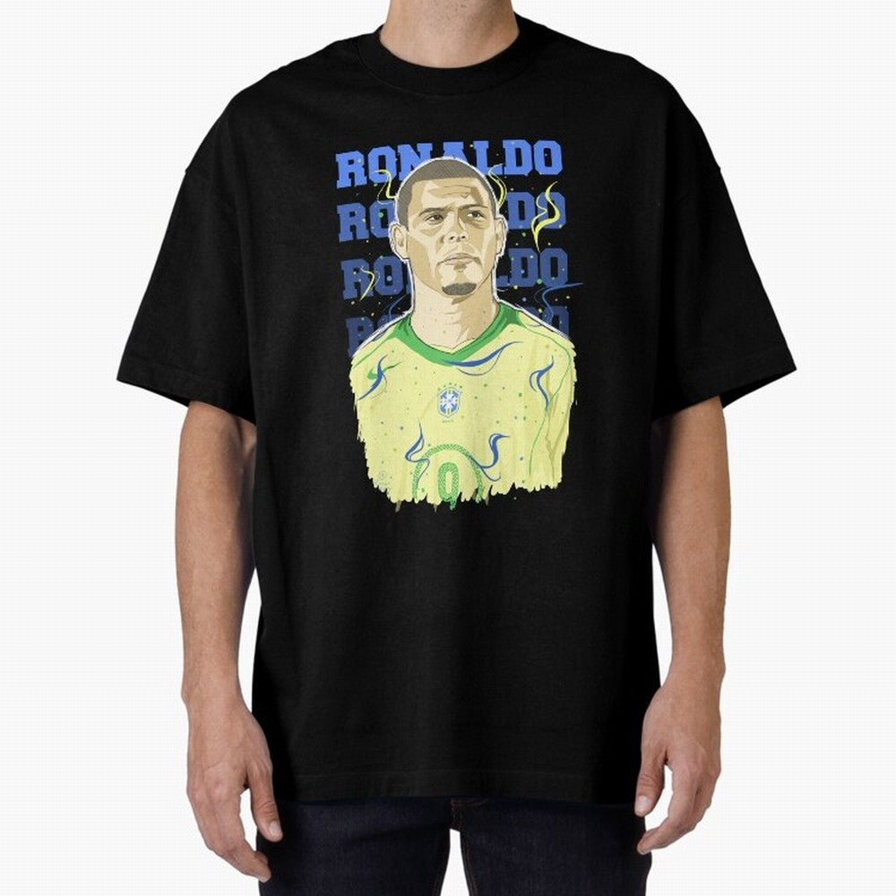 Ronaldo Oversized T-Shirt Support Your Favorite Stars during FIFA World Cup 2026 USA Canada Mexico for Fans of Mbappe and Neymar and Spain, Bringing Football History, Final Match Energy, Crowd Noise and Once in a Lifetime Moments; Made for
