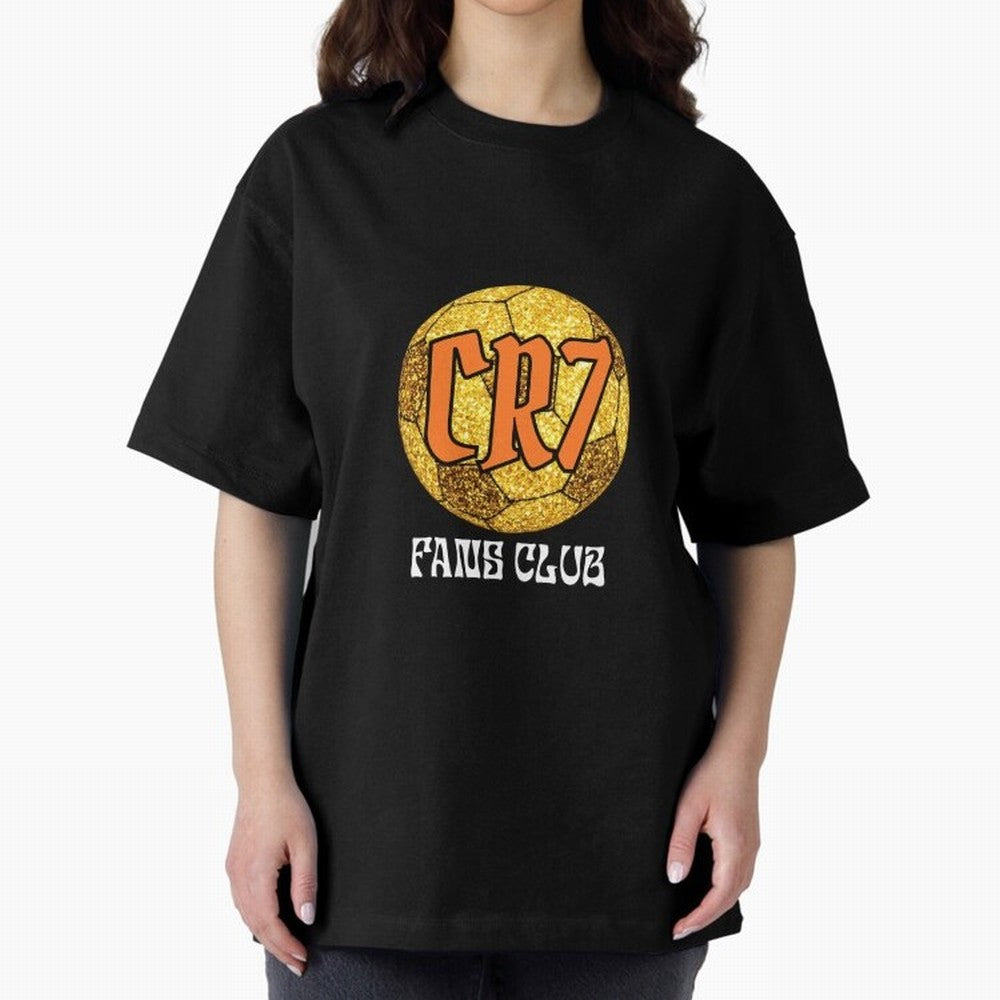 CR7 BLK3 Oversized T-Shirt Celebrate Global Passion for FIFA World Cup 2026 Group Stage Spirit, Centered on Germany, Neymar, Haaland and Cristiano Ronaldo, Football Festival Excitement, Trophy Ambitions, Country Rivalries and Star Player Buzz;