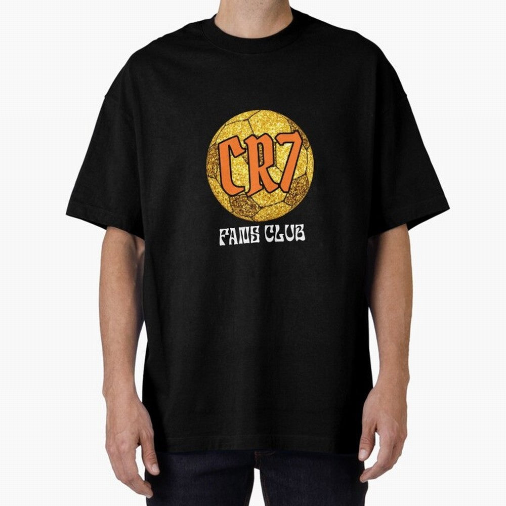 CR7 BLK3 Oversized T-Shirt Celebrate Global Passion for FIFA World Cup 2026 Group Stage Spirit, Centered on Germany, Neymar, Haaland and Cristiano Ronaldo, Football Festival Excitement, Trophy Ambitions, Country Rivalries and Star Player Buzz;