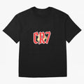 CR7 RED Oversized T-Shirt Honor the Beautiful Game during the FIFA World Cup 2026 Group Stage Journey through CR7 Highlights, Portugal, Spain and Germany Pride, Soccer Culture, Superstar Moments, National Team Dreams and Competitive Fire; Great for