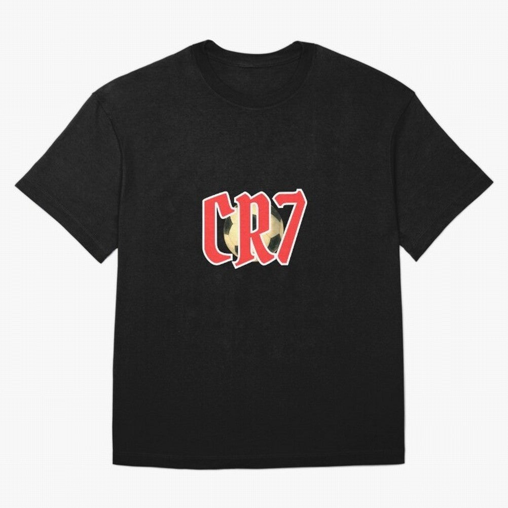 CR7 RED Oversized T-Shirt Honor the Beautiful Game during the FIFA World Cup 2026 Group Stage Journey through CR7 Highlights, Portugal, Spain and Germany Pride, Soccer Culture, Superstar Moments, National Team Dreams and Competitive Fire; Great for