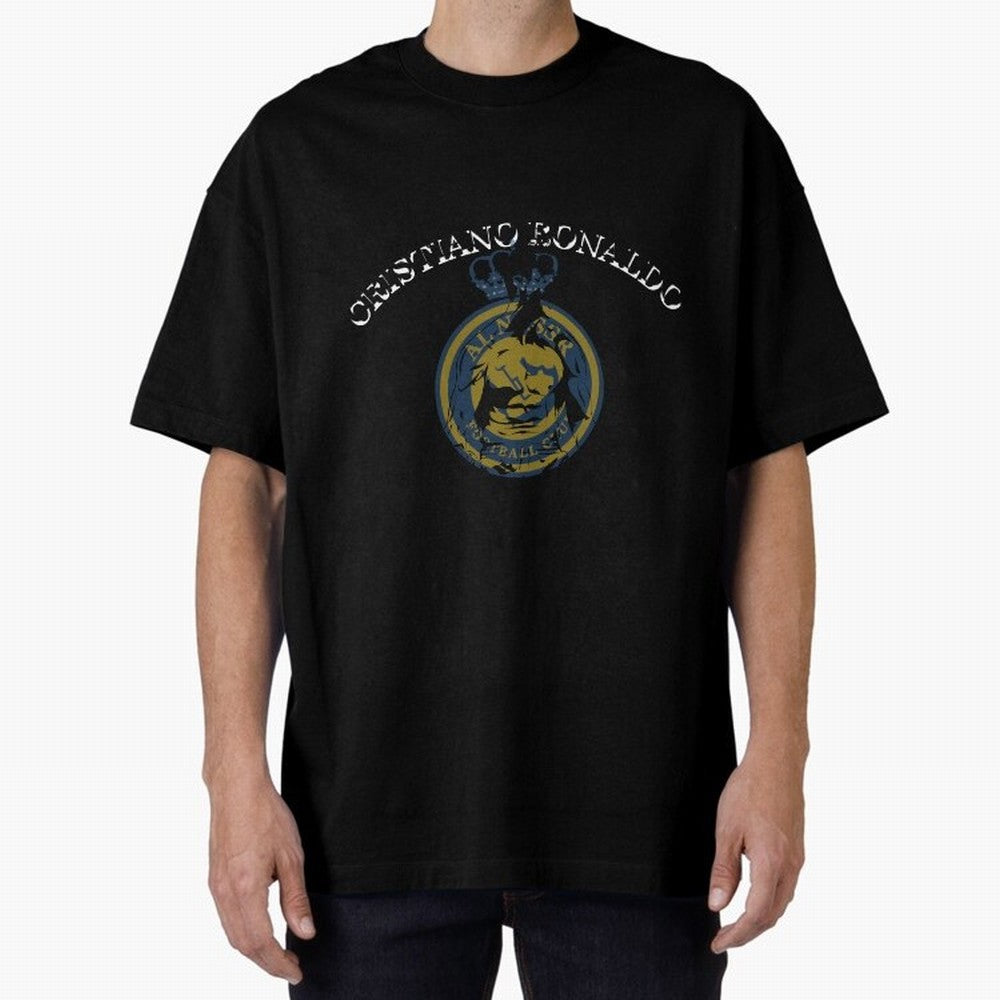 Ronaldo CR7 al nassr Oversized T-Shirt Show Your Tournament Heart for FIFA World Cup 2026 USA Canada Mexico for Fans of Mbappe and Spain and Netherlands, Bringing Game Day Rituals, Football Legends, Country Pride and the Road to the Final; Made for
