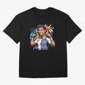 Cristiano Ronaldo cr7 Oversized T-Shirt Represent the Passion of Match Day Hype around FIFA World Cup 2026 Group Stage, Messi, France and Portugal, Stadium Chants, National Pride, Trophy Dreams and Unforgettable Football Memories; Perfect for
