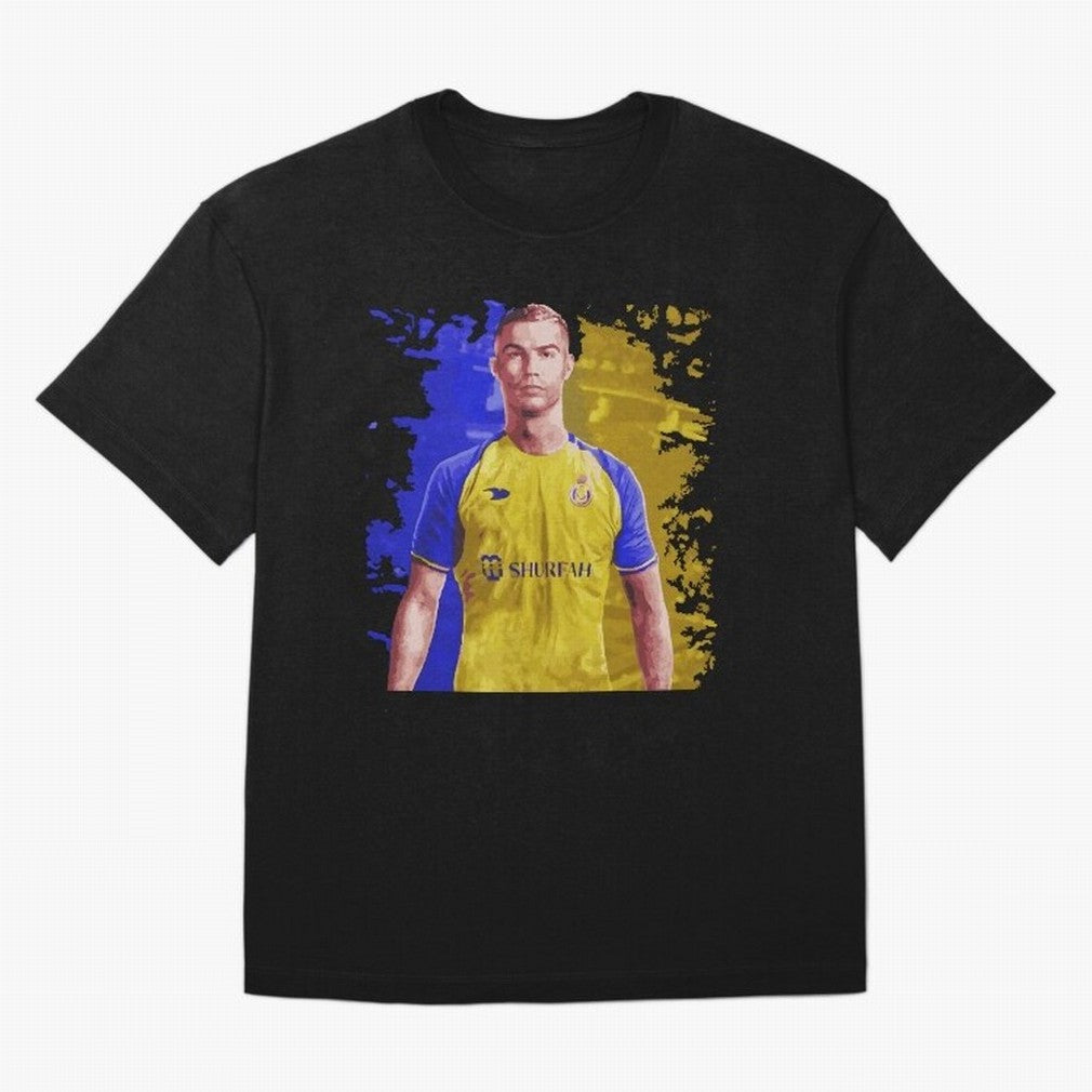 Ronaldo CR7 al nassr Oversized T-Shirt Turn Up for Match Day Hype around FIFA World Cup 2026 USA Canada Mexico, Neymar, Haaland and Cristiano Ronaldo, Argentina and Brazil, Championship Spirit, Famous Goals, Roaring Crowds and International