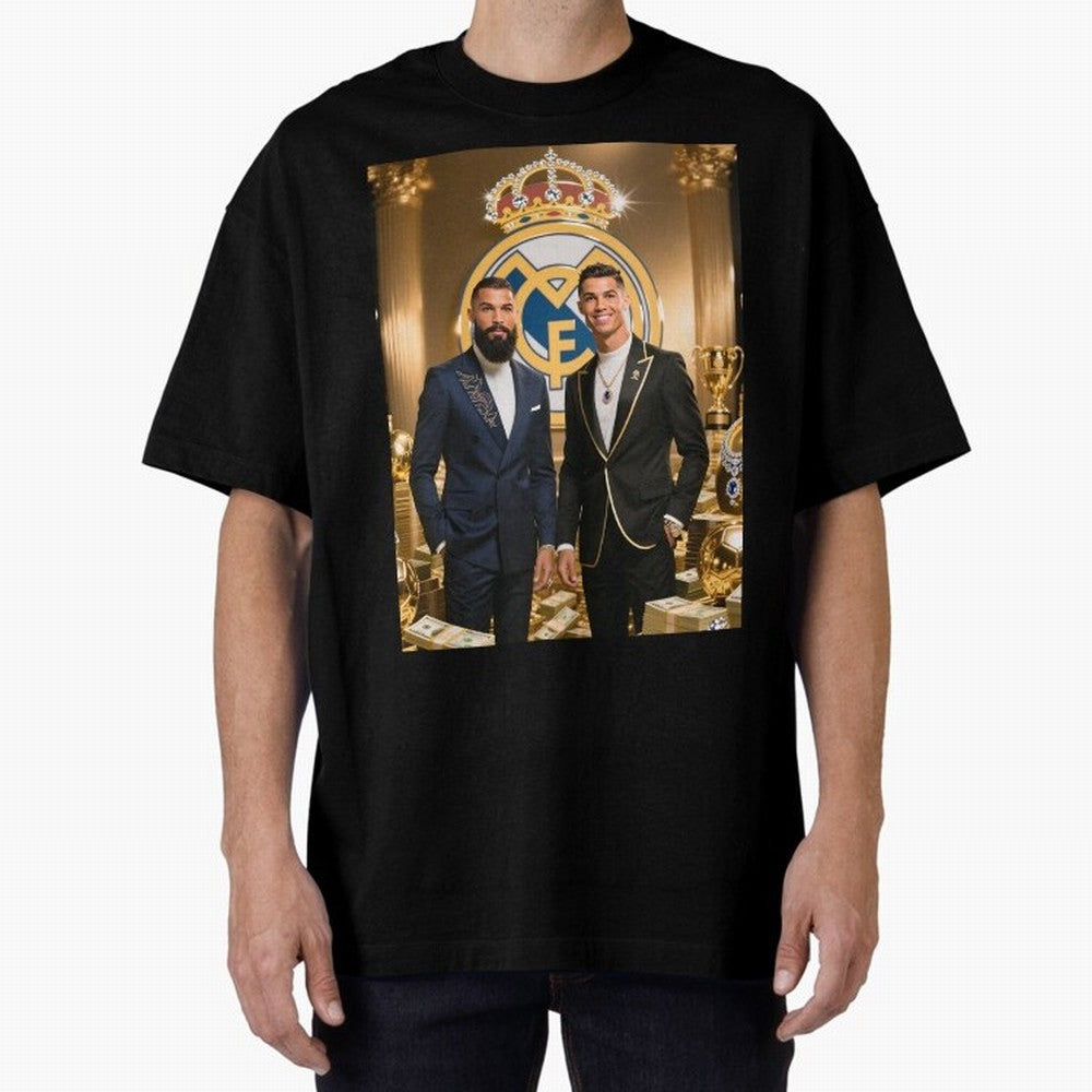 Viking Stars Oversized T-Shirt Celebrate Global Football Passion for FIFA World Cup 2026 Group Stage, Driven by Messi, CR7 and Mbappe, Portugal, Stadium Memories, Football Loyalty, International Chants and Championship Tradition; Great for