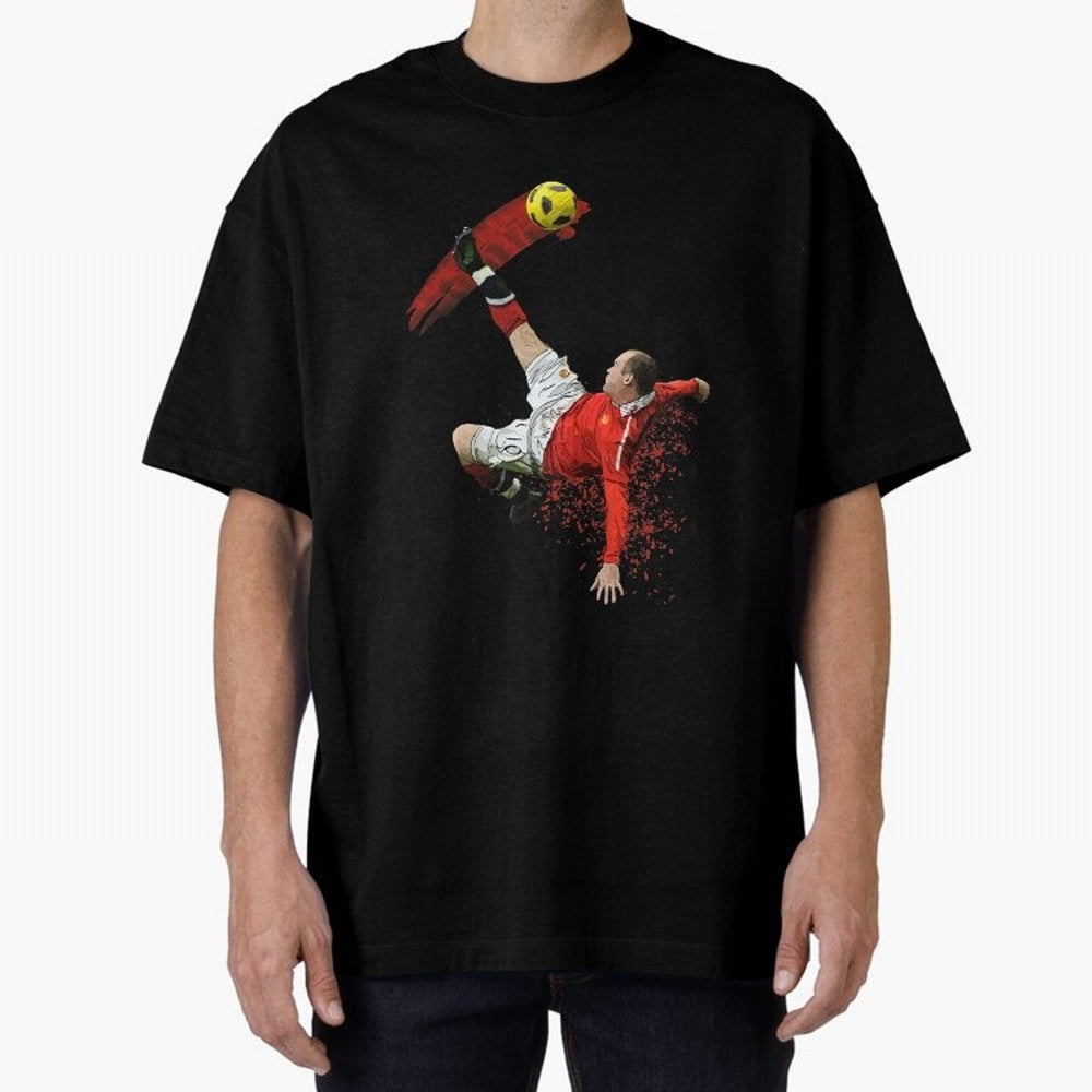 Wayne Rooney Oversized T-Shirt Celebrate the Stars of FIFA World Cup 2026 for Fans of Haaland and Spain, Bringing Match Day Excitement, Supporter Culture, Golden Goals and Global Football Passion; Ideal for Fans Who Follow Messi, Cristiano Ronaldo,