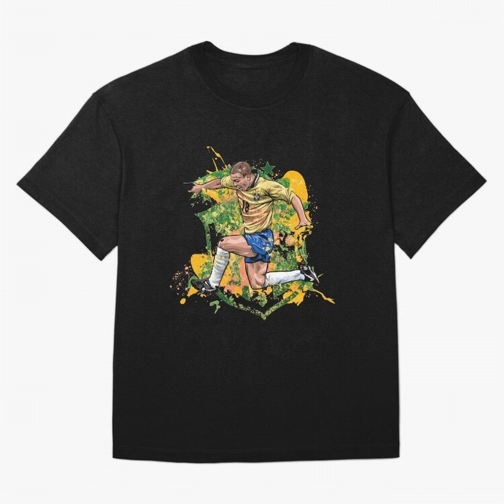 Ronaldo Nazario de Lima - Fenomeno do Brasil Oversized T-Shirt Treasure the FIFA World Cup 2026 Journey through Neymar Highlights, Argentina Pride, Soccer Culture, Superstar Moments, National Team Dreams and Competitive Fire; Perfect for Fans,
