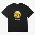 CR7 BLK 2 Oversized T-Shirt Celebrate Golden Goal Energy in Global Football Passion for FIFA World Cup 2026, Highlighting Mbappe, Spain and Netherlands, Retro Football Energy, Iconic Rivalries, Trophy Chase Drama and Stadium Atmosphere; Perfect for