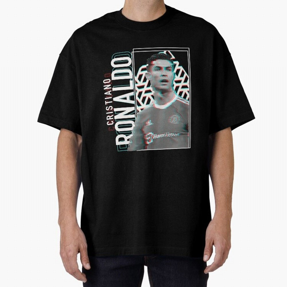 Cristiano Ronaldo sport Oversized T-Shirt Celebrate the Biggest Stage of the FIFA World Cup 2026 Group Stage Journey through Neymar, Haaland and Cristiano Ronaldo Highlights, England Pride, Match Day Excitement, Supporter Culture, Golden Goals and