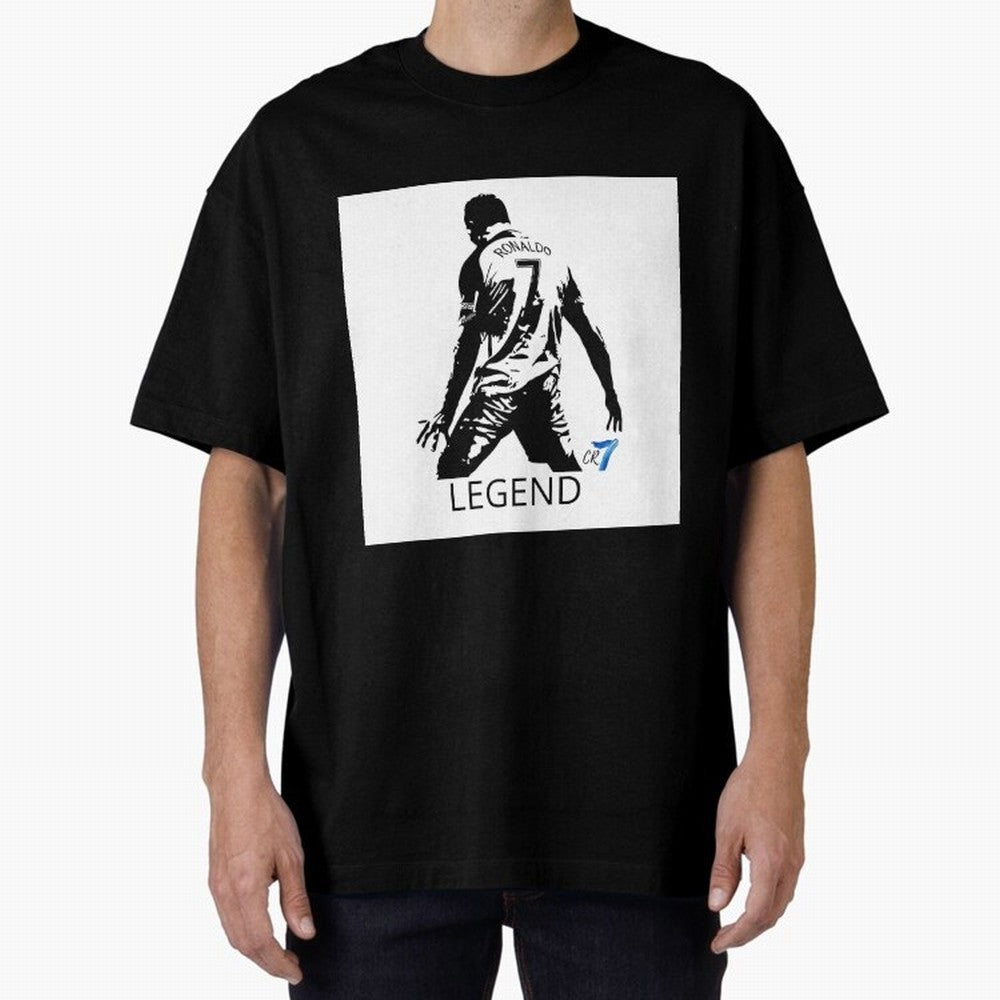 RONALDO legend CR7 Oversized T-Shirt Turn Football Passion into FIFA World Cup 2026 Celebrating Messi and Cristiano Ronaldo, Spain Energy, Global Supporter Spirit, Legendary Goals, National Colors and Tournament Celebration; Great for Supporters