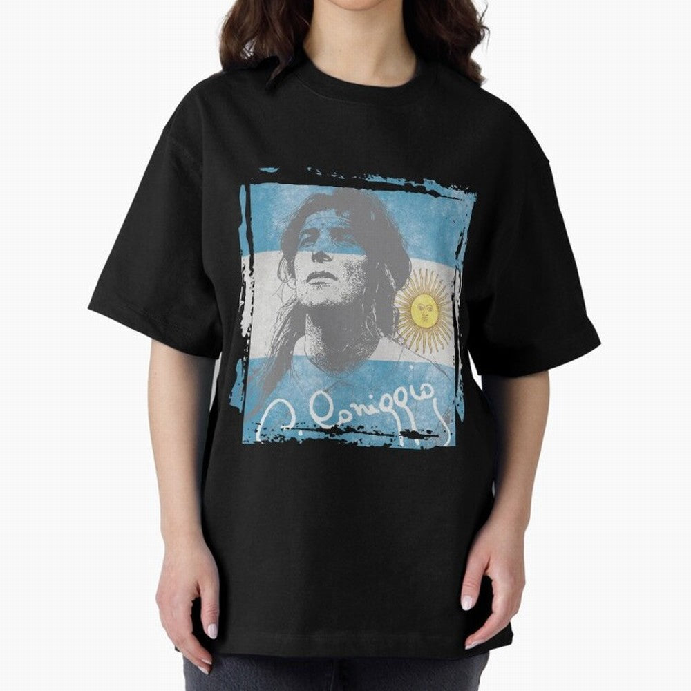 Claudio Caniggia Oversized T-Shirt Carry National Pride through FIFA World Cup 2026 Spirit, Inspired by England, Messi, Game Day Rituals, Football Legends, Country Pride and the Road to the Final; Created for Match Day Parties, Soccer Gifts, Fan