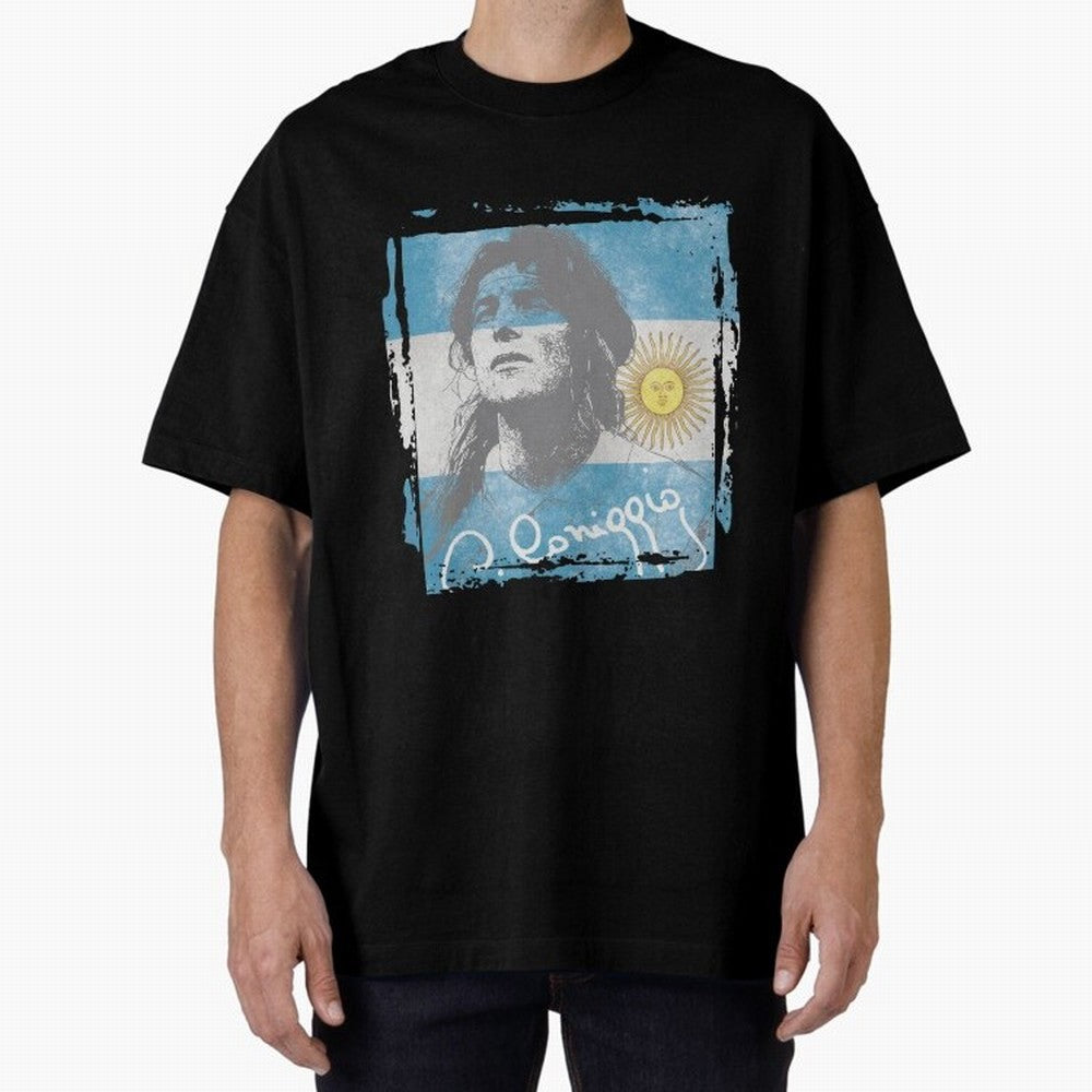 Claudio Caniggia Oversized T-Shirt Carry National Pride through FIFA World Cup 2026 Spirit, Inspired by England, Messi, Game Day Rituals, Football Legends, Country Pride and the Road to the Final; Created for Match Day Parties, Soccer Gifts, Fan