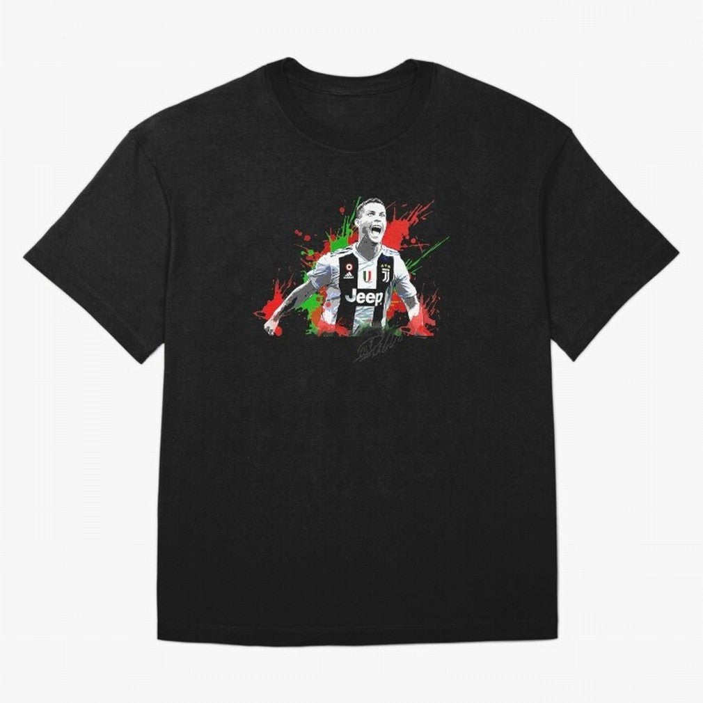 Cristiano Ronaldo Fan Oversized T-Shirt Bring a Vintage Feel to FIFA World Cup 2026 for Fans of Cristiano Ronaldo, Haaland and CR7 and Argentina, Bringing Classic Soccer Heritage, Championship Pressure, Fan Loyalty and International Pride; Perfect
