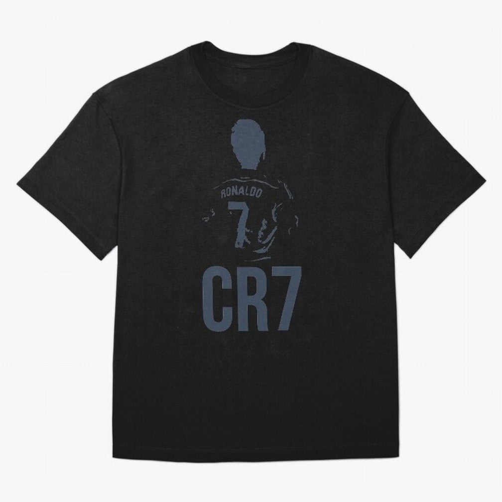 CR7 - Cristiano Ronaldo Oversized T-Shirt Celebrate Football Heritage in Global Football Passion for FIFA World Cup 2026 Group Stage, Celebrating Haaland and Mbappe, England, France and Netherlands, Vintage Soccer Flavor, Modern Football Stars,