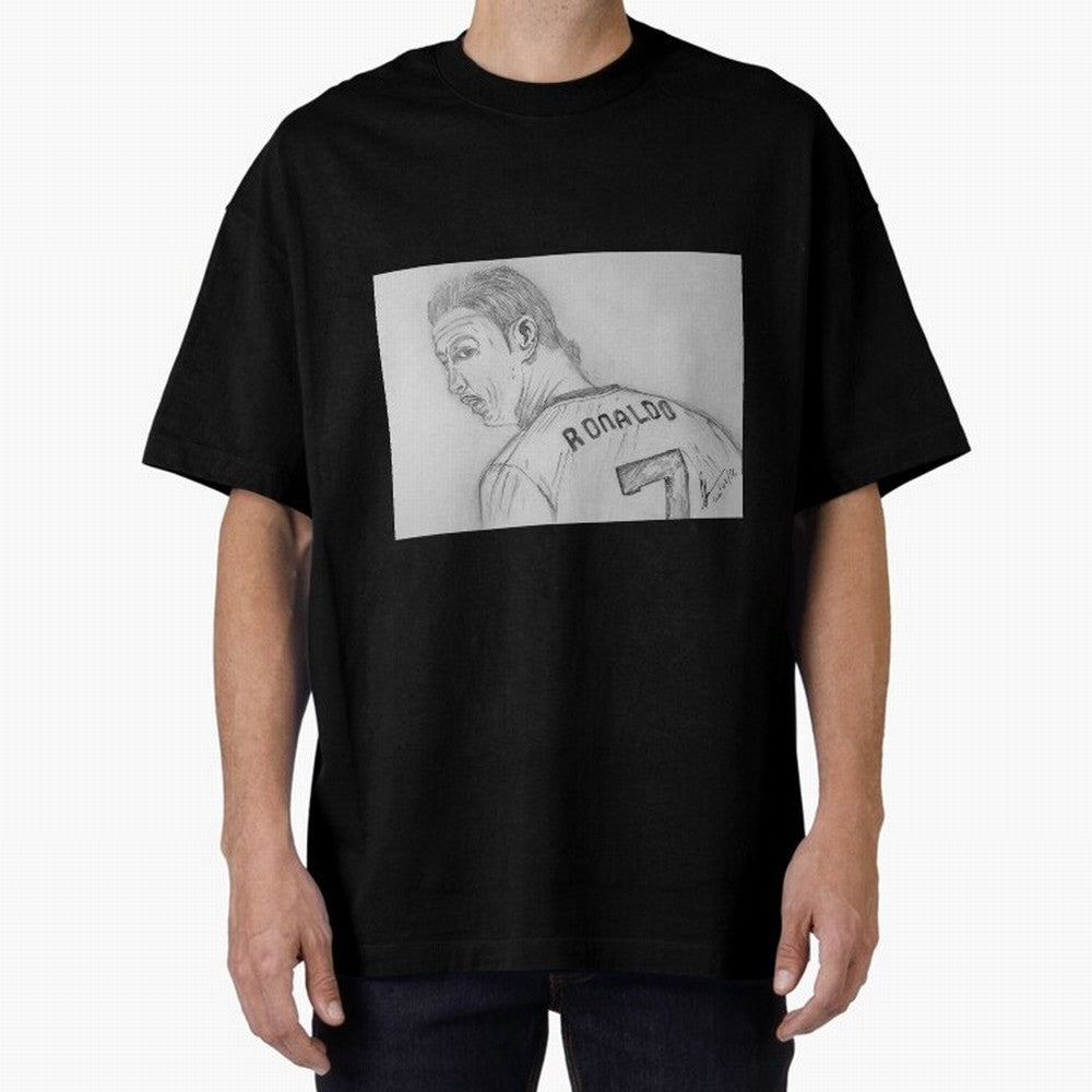 CR7 Oversized T-Shirt Upgrade the FIFA World Cup 2026 Group Stage Journey through CR7 and Messi Highlights, Portugal, Spain and Germany Pride, Stadium Chants, National Pride, Trophy Dreams and Unforgettable Football Memories; Made for Die Hard