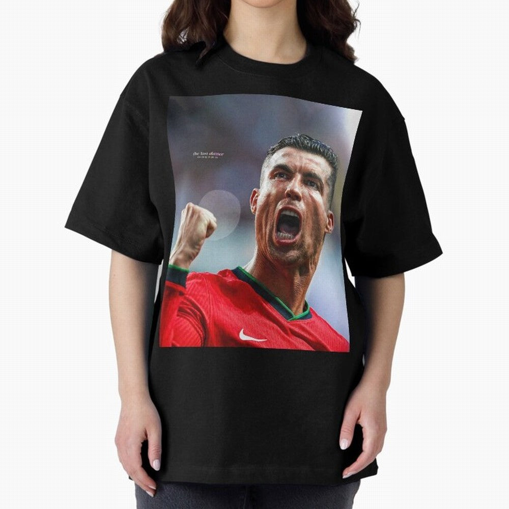 CR7: The Eternal GOAT Oversized T-Shirt Celebrate Classic Football Spirit in FIFA World Cup 2026 Group Stage Connected to Messi, Neymar and Mbappe, England, France and Netherlands Energy, Global Supporter Spirit, Legendary Goals, National Colors